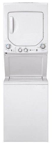 NEW 2.3 cu. ft. Capacity Washer with Stainless Steel Basket and 4.4 cu. ft. Capacity Gas Dryer GUD24GSSM1WW