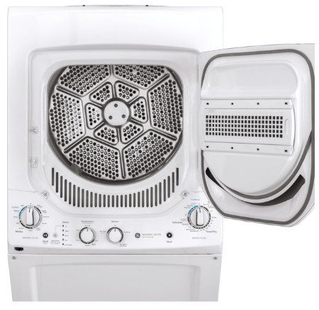 NEW 2.3 cu. ft. Capacity Washer with Stainless Steel Basket and 4.4 cu. ft. Capacity Gas Dryer GUD24GSSM1WW - Image 2