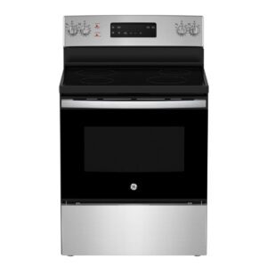 GE 30 Electric Freestanding Range with Storage Drawer Stainless Steel GEJCB630SVSS