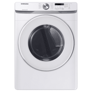 Samsung 7.5 cu. ft. High Efficiency Front Load Electric Dryer with Sensor Dry in White - ENERGY STAR® DVE45T6005W