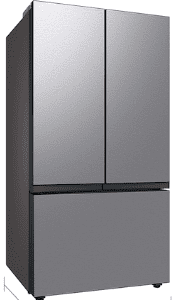 OPEN BOX Bespoke 3-Door French Door Refrigerator (30 cu. ft.) with Beverage Center™ in Stainless Steel RF30BB6600QLAA