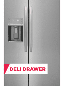 OPEN BOX Frigidaire Gallery 26 Cu. Ft. 36" Standard-Depth Side-by-Side Refrigerator GRSS2652AFA