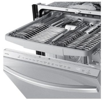 NEW Samsung - 24" AutoRelease Dry Smart Built-In Tub Dishwasher with 3rd Rack, StormWash, 46 dBA - Stainless Steel DW80CG5451SR - Image 2