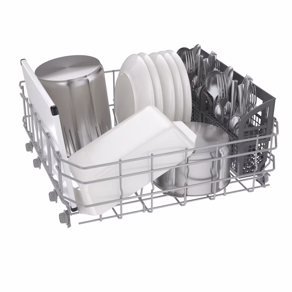 Bosch 100 Series 24-Inch Smart Built-In Dishwasher with Home Connect, PrecisionWash, 50 dBA, WH SHE3AEM2N/38 - Image 7