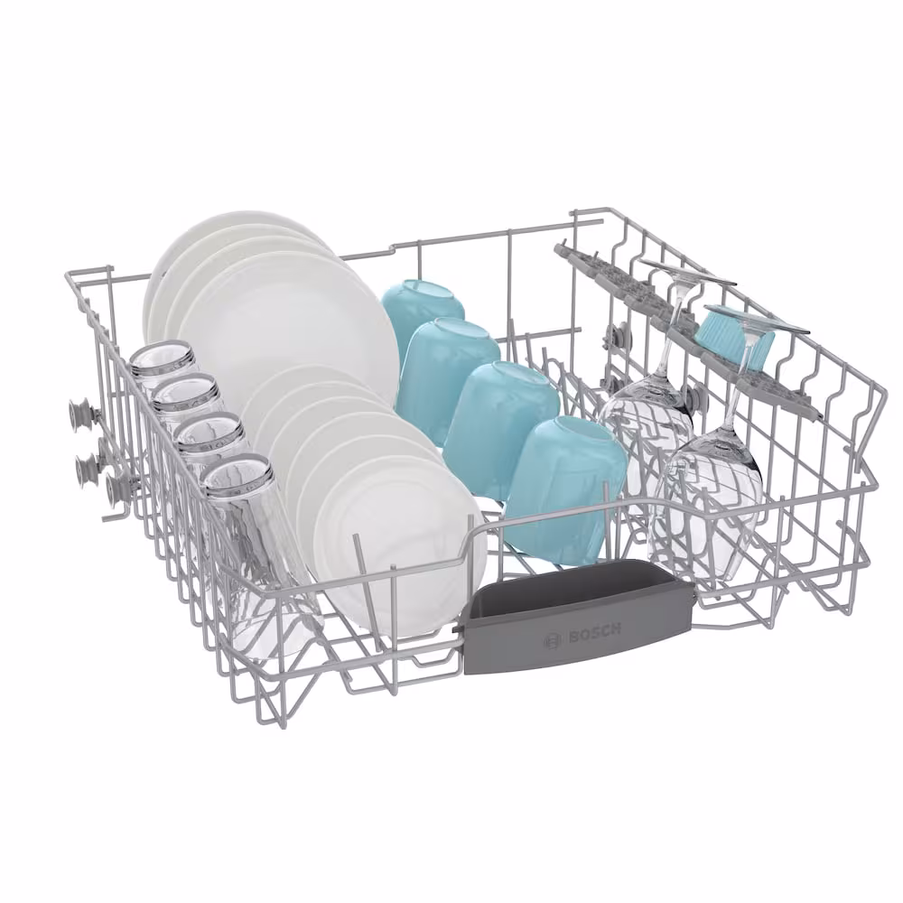 Bosch 100 Series 24-Inch Smart Built-In Dishwasher with Home Connect, PrecisionWash, 50 dBA, WH SHE3AEM2N/38 - Image 10