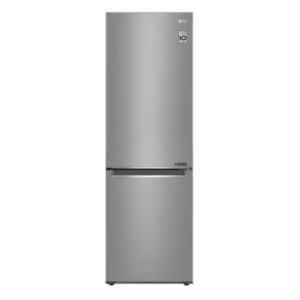 LG Electronics 24-inch W 12 cu. ft. Bottom Freezer Refrigerator in Platinum Silver, Apartment-Size, Counter Depth - ENERGY STAR® LBNC12231V/00