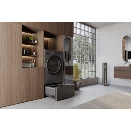 LG Electronics 5.7 cu. ft. Ventless All-in-One HeatPump Front Load Electric WashCombo with TurboWash360 WiFi in Black Steel - ENERGY STAR® WM6998HBA - Image 6