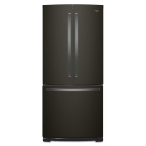 Whirlpool 30-inch W 20 cu. Ft. French Door Refrigerator in Black WRF560SFHV/03