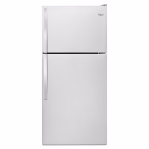 Whirlpool 30-inch W 18.2 cu. ft. Top Freezer Refrigerator in Stainless Steel WRT318FZDM11