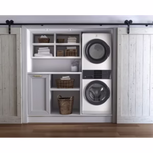 Electrolux Laundry Tower Single Unit Front Load 5.1 Cu. Ft. Washer and 8 Cu. Ft. Electric Dryer - ENERGY STAR® ELTE730CAW1