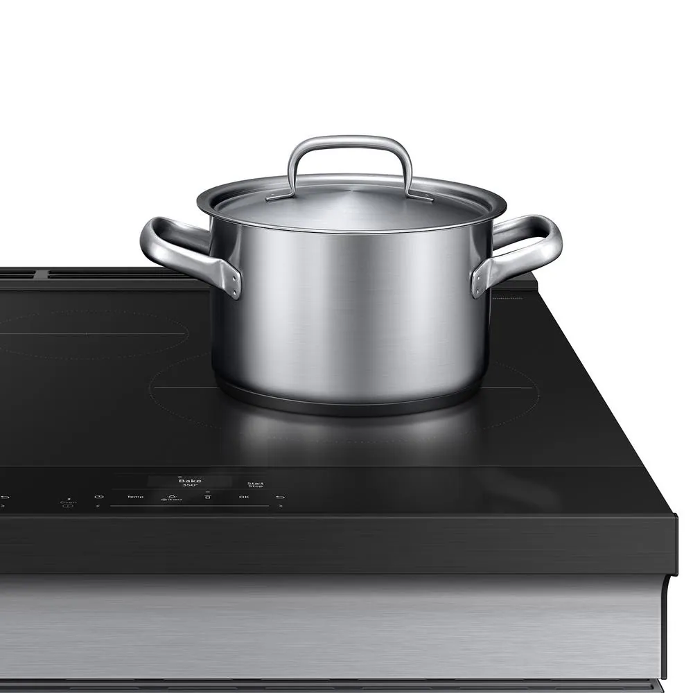 Samsung BESPOKE Smart Slide-in Induction Range with Air Fry and Ambient Edge Lighting in Stainless Steel - ENERGY STAR® NSI6DG500SR - Image 4