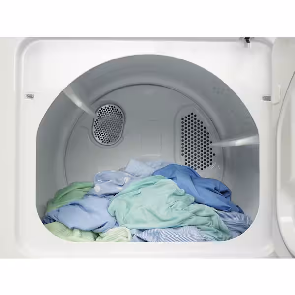 6.5 cu.ft. vented Front Load Electric Dryer in White with Wrinkle Prevent Option YNED4655EW1 - Image 6