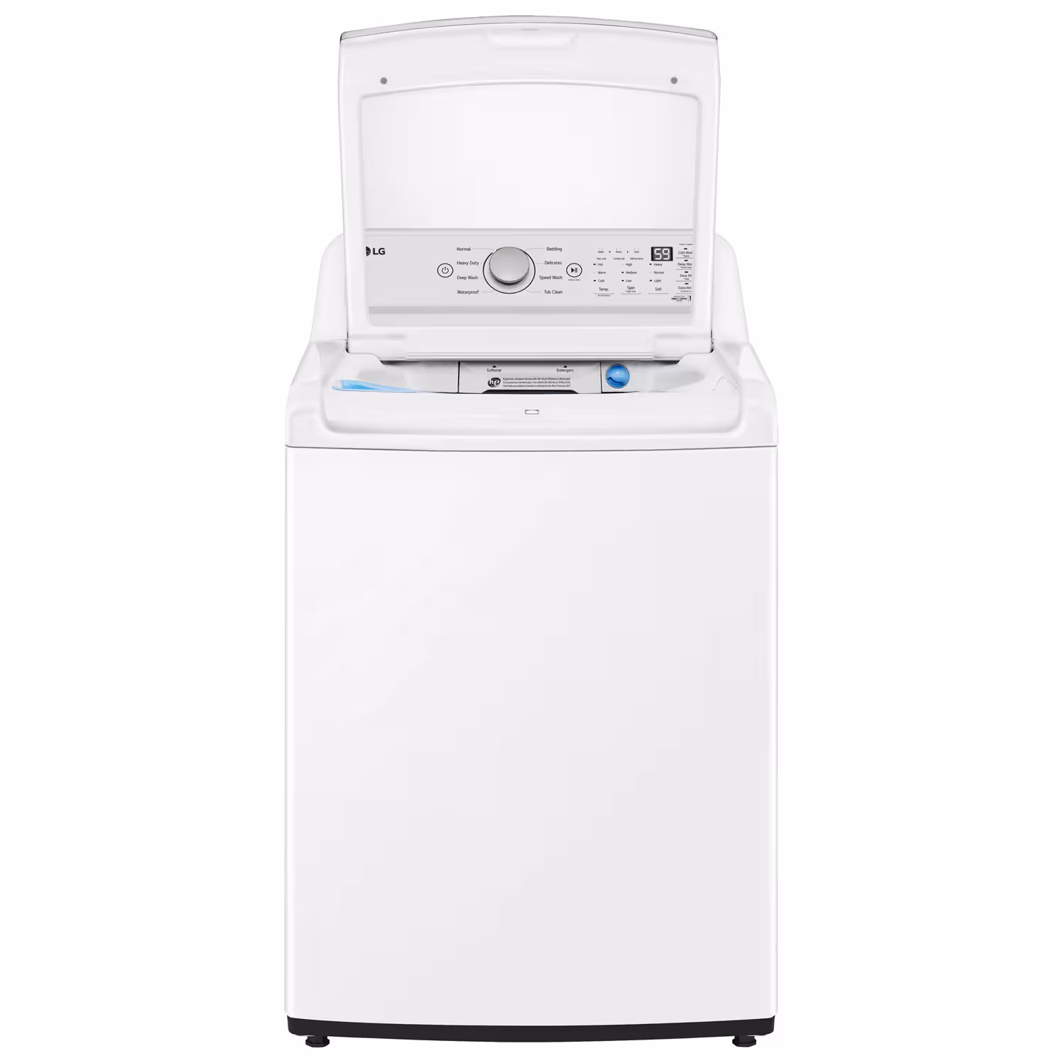 LG 5.6 Cu. Ft. High Efficiency Impeller Top Load Washer (WT7155CW) - White WT7155CW