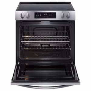 30 in. 5 Burner Element Slide-In Induction Range with InstaView and Air Fry in PrintProof Stainless Steel FCFE3062AS