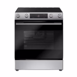 Bosch 100 Series 30-Inch Electric Range with European Convection Oven, Stainless Steel HEF1050MC/01