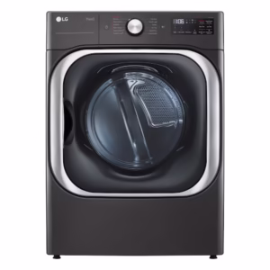 LG Electronics 9.0 cu. ft. Wi-Fi Enabled Front Load Electric Dryer in Black Steel - ENERGY STAR® DLEX8900B