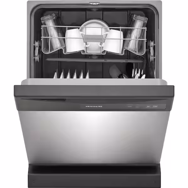 24 in. Front Control Smart Built-In Tall Tub 62 dBA Dishwasher in Stainless Steel FDPC4221AS3A - Image 7
