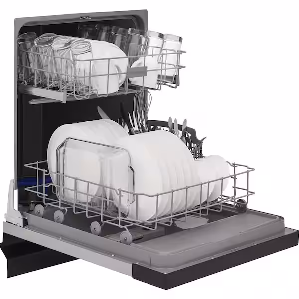 24 in. Front Control Smart Built-In Tall Tub 62 dBA Dishwasher in Stainless Steel FDPC4221AS3A - Image 4