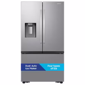 31 cu. ft. Mega Capacity Standard Depth 3-Door French Door Refrigerator in Stainless Steel with Four Types of Ice RF32CG5400SR