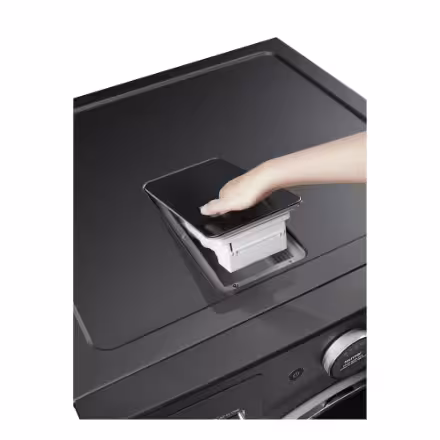 LG Electronics 5.7 cu. ft. Ventless All-in-One HeatPump Front Load Electric WashCombo with TurboWash360 WiFi in Black Steel - ENERGY STAR® WM6998HBA - Image 2