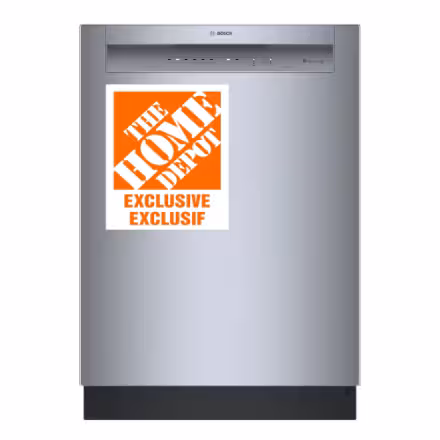 Bosch 100 Premium Series 24-Inch Smart Dishwasher with Home Connect, Third Rack, SS SHE5AEH5N/39 - Image 2