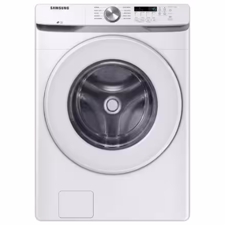 Samsung 4.5 cu. ft. High-Efficiency Front Load Washer with Self-Clean+ in White - ENERGY STAR® WF45T6000AW