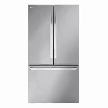 LG Electronics 36-inch W 27 cu. ft. SMART Counter-Depth MAX Refrigerator with Internal Water Dispenser & Ice Maker in Stainless Steel - ENERGY STAR® LRFLC2706S/00