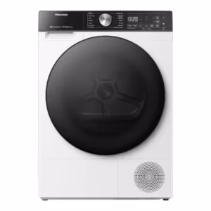 Hisense White 24- in 4.5 cu. ft. Front Load Dryer with Ventless Heat Pump Technology and Wi-Fi Enabled (ConnectLife App) DH5S452BW