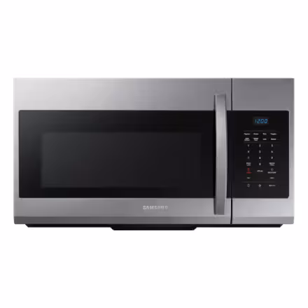Samsung 1.7 cu. ft. Over the Range Microwave in Fingerprint Resistant Stainless Steel ME17R7021EW/AC
