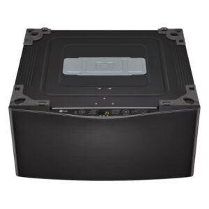 LG Electronics 29" 1.1 cu. ft. Pedestal Washer in Black Steel WD200CB