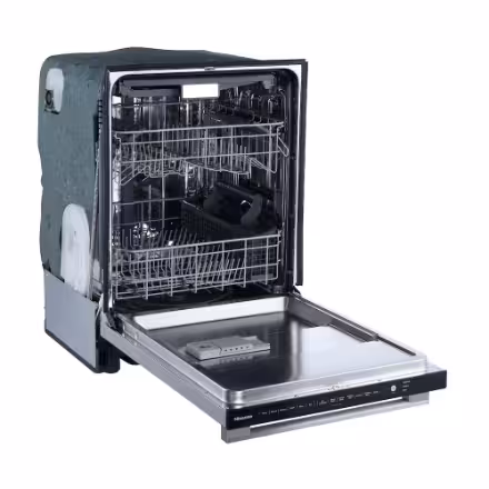 Hisense 24-inch Built-In Top Control Dishwasher with Steam Wash in Fingerprint-Resistant Stainless Steel HDW63314SS - Image 2