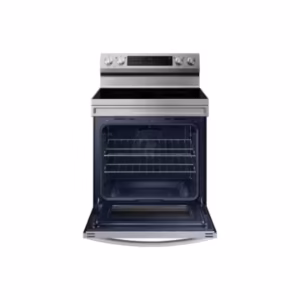 Samsung 30 in. 5-Burner Element Smart Freestanding Electric Range in Stainless Steel with Wi-Fi and No Preheat AirFry NE63A6511SS/AC