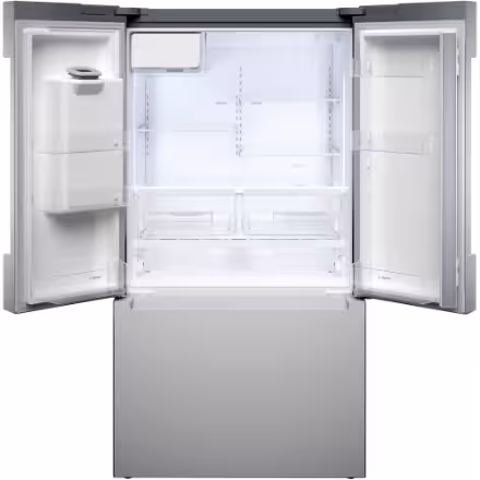 Bosch 100 Series 36-inch 26 cu.ft. Smart Standard Depth French Door Refrigerator, with Dual Compressor in Stainless Steel B36FD10ENS - Image 2