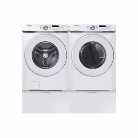 Samsung 4.5 cu. ft. High-Efficiency Front Load Washer with Self-Clean+ in White - ENERGY STAR® WF45T6000AW - Image 3