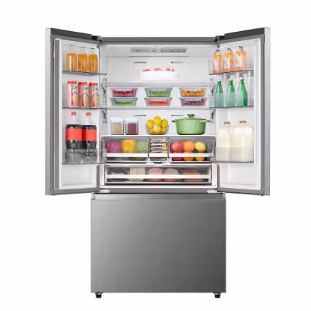 Hisense 36 in. 22.5 cu. ft. French Door Counter Depth Stainless Steel Refrigerator RF225A3CSE - Image 3