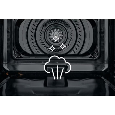 Frigidaire Electric Range with Dual Expandable Element EvenTemp Cooktop and Steam clean oven in White FCRE306CAWF - Image 5