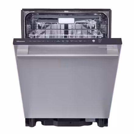 Hisense 24-inch Built-In Top Control Dishwasher with Steam Wash in Fingerprint-Resistant Stainless Steel HDW63314SS - Image 5