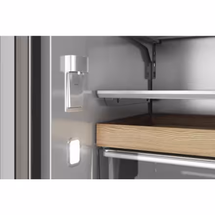 KitchenAid 36-inch 24.3 cu ft Counter Depth French Door Refrigerator in PrintShield Stainless KRFC236SPS02 - Image 6