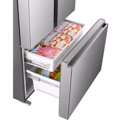 Hisense 36 in. 22.5 cu. ft. French Door Counter Depth Stainless Steel Refrigerator RF225A3CSE - Image 6