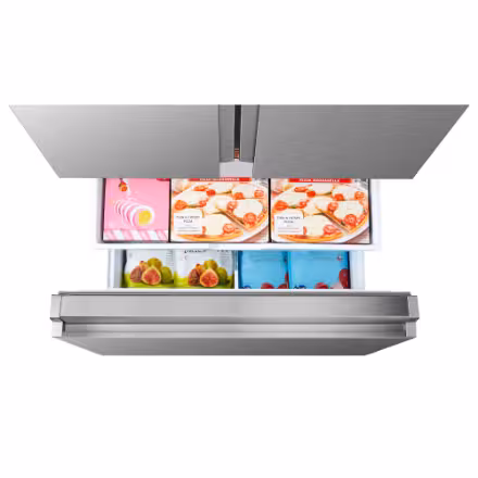 Hisense 36 in. 22.5 cu. ft. French Door Counter Depth Stainless Steel Refrigerator RF225A3CSE - Image 7