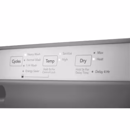 Frigidaire 24-inch Built-In Front Control Dishwasher with 3 Spray Arms and MaxDry Technology in Stainless Steel 54 dBA - ENERGY STAR® FDPC4314AS0A - Image 5