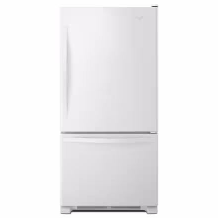 Whirlpool 30-inch W 19 cu. ft. Bottom Freezer Refrigerator in White - ENERGY STAR® WRB329DFBW06