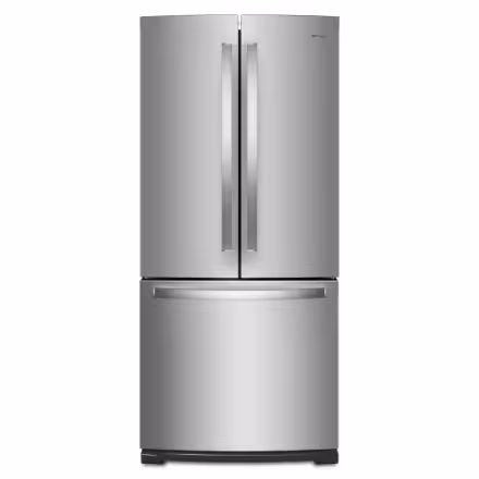 Whirlpool 30-inch W 20 cu.ft. French Door Refrigerator in Fingerprint Resistant Stainless Steel WRF560SFHZ