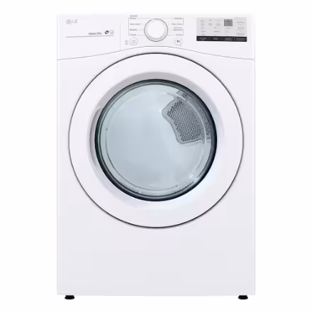 LG Electronics 7.4 cu. ft. Ultra Large Capacity Electric Dryer with Sensor Dry in White - ENERGY STAR® DLE3400W