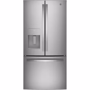 Profile 33-inch W 24.8 cu. ft. French Door Refrigerator in Stainless Steel, Standard Depth PFE24HYRMKFS