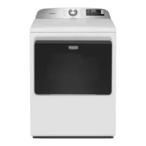 Maytag 7.4 Cu. Ft. Top Load Electric Dryer with Advanced Moisture Sensing in White YMED6205RW0