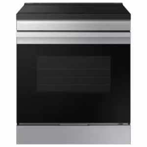 Samsung Bespoke 30 in. 6.3 cu. ft. 4-Burner Element Smart Slide-In Induction Range in Stainless Steel with Air Fry - ENERGY STAR® NSI6DG9300SR