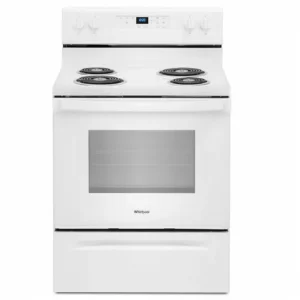 Whirlpool Freestanding Single Oven Electric Range - Self-cleaning - White Finish - Oven Window YWFC315S0JW4