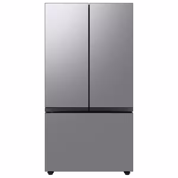 Bespoke 36 in. 24 cu. ft. Counter Depth 3-Door French Door Smart Refrigerator in Stainless Steel with Beverage Center RF24BB6200QLAA