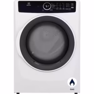 8 cu. ft. Front Load Gas Dryer in White ELFG7437AW0